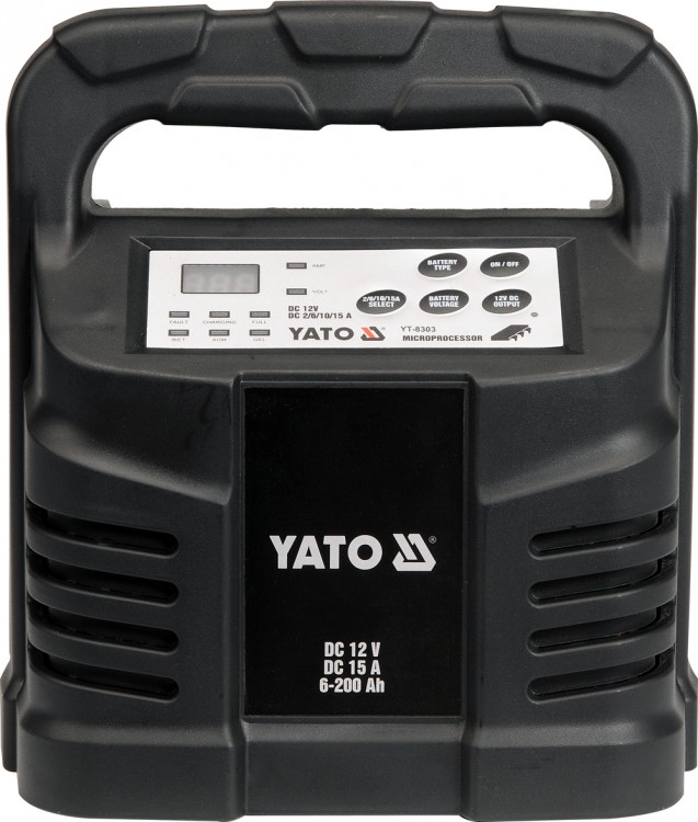 8303 YATO Зарядное устройство 12V 15А